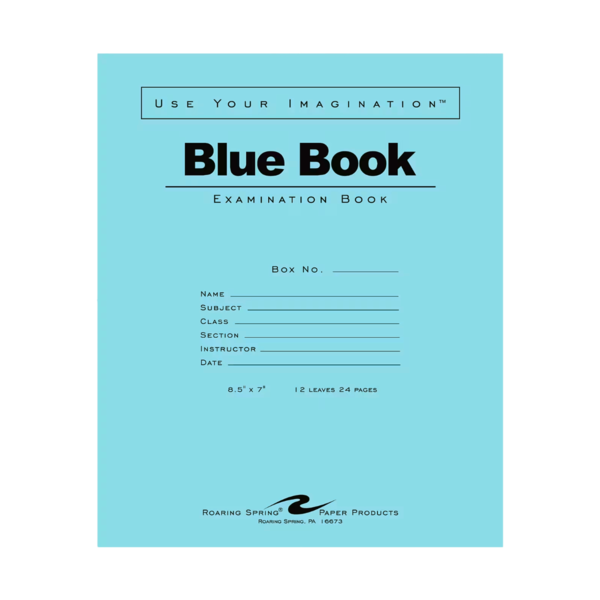 mini blue book exam